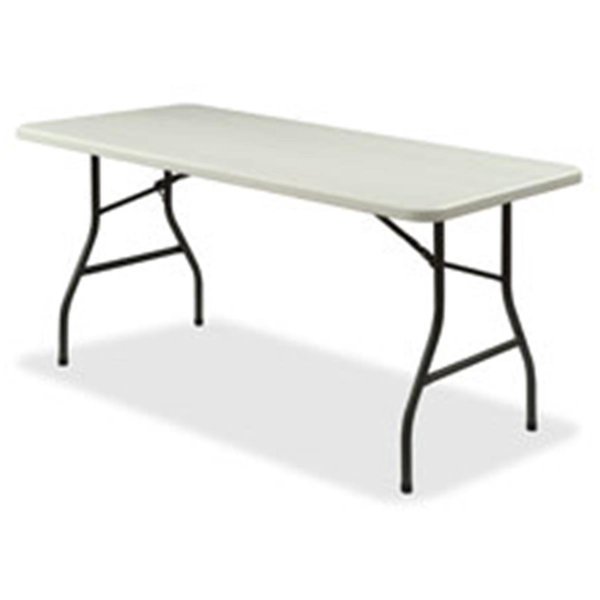 Lorell Ultra Lite Folding Tables Platinum & Gray LLR12347